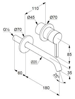 Смеситель для раковины Kludi Nova Fonte Pura 202445315 белый матовый