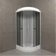 Душевая кабина Triton Грэй Щ0000066361 88x88 см профиль чёрный стекло тонированное