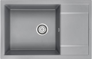 Мойка кухонная Paulmark Flugen PM317850-GRM серый металлик