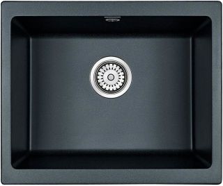 Мойка кухонная Paulmark Gera PM205546-BLM чёрный металлик