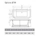 Акриловая ванна Vayer Options BTW 180x85 Гл000006810 без гидромассажа