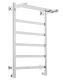 Полотенцесушитель водяной Domoterm Квадро Плюс П6 400x800 с полкой хром