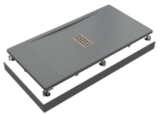 Поддон литьевой Good Door Flow ГРАФИТ 1200x900