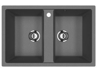 Кухонная мойка Ulgran Classic U-608-343 антрацит