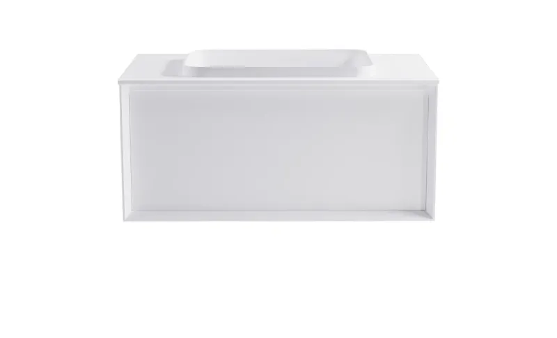 Тумба с раковиной Astra-Form Фрейм 4631177715419 100 см белый матовый