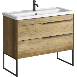 Тумба под раковину Aqwella Fargo FRG0110DB+FRGN440 100 см