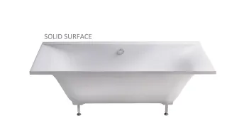 Ванна из искусственного камня Astra-Form Геркулес 01010072 190x90 см белый матовый