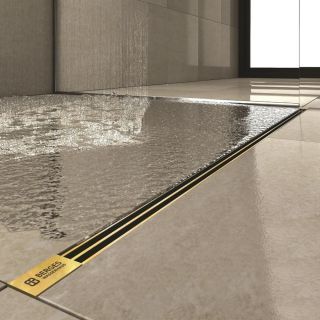 Душевой лоток Berges Super Slim 092155 100см золото