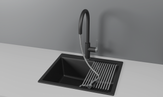 Смеситель для кухни Granula 8168, ТУРМАЛИН Турмалин