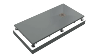 Поддон литьевой Good Door Essentia ГРАФИТ 1600x900 см