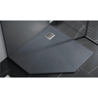 Душевой поддон RGW STONE TRAY-G 14155099-02-11 90x90 см графит