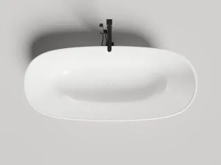 Ванна из искусственного камня Salini Greca In S-Stone 104821M 180x80см белый матовый