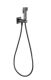 Смеситель Прогрессивный встраиваемый с гигиеническим душем Grocenberg GB005BG Графит