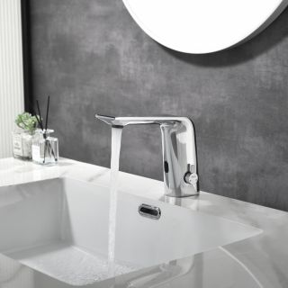 Сенсорный смеситель для раковины Black&White Gravity 7101С хром