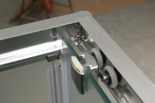 Душевой уголок квадратный, хром BelBagno UNO-195-A-2-90-C-Cr