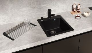 Кухонная мойка Ulgran Classic U-404-344 ультра-чёрный