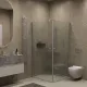 Душевой уголок на монопетле by Deonria U-90-89-6-S-HM1 90x89см хром матовый/сатин