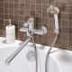 Смеситель для ванны с душем РМС SL137-006E хром
