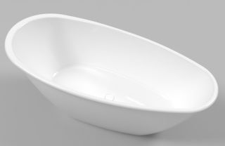 Ванна из искусственного камня Whitecross Spinel B 0210.155073.100 155x73см белый глянец