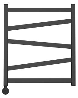 Полотенцесушитель электрический Point Феникс PN15156BE П5 50x60см левый/правый чёрный