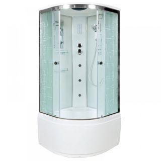Душевая кабина Deto ЕМ4590 с гм. и эл. 90х90х220 см