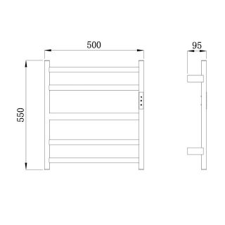 Встраиваемый излив с полкой Raglo R473.62.03 золотой сатин