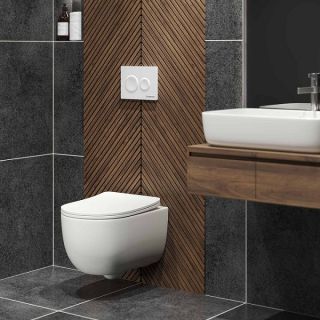 Инсталляция для унитаза Berges Novum 040261 с белой кнопкой O1