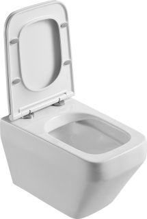 Подвесной унитаз Point Аврора PN41101 безободковый белый