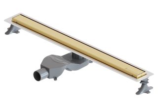 Душевой лоток Boheme Premium Linear 982-80-G 80см золото