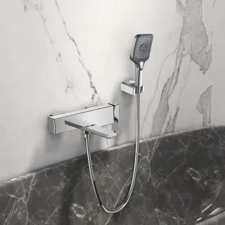 Смеситель для ванны Rose R1002H чёрный матовый