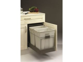 Система сортировки мусора Alveus ALBIO 1090336 30 2X16 L серый пластик