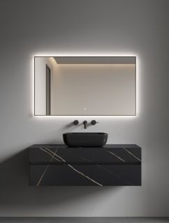 Зеркало с подсветкой Armadi Art 543-120-MG 120 см золото матовое