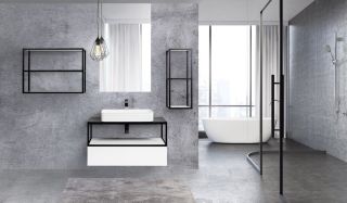 База под каркас для раковины Cezares CADRO-100-1C-SO-BG-BLUM