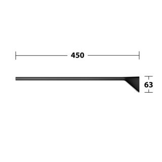 Полотенцедержатель Keuco AVENO 14620370000 черный матовый