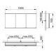 Зеркальный шкаф Keuco Royal Modular 800301150100000 150 см