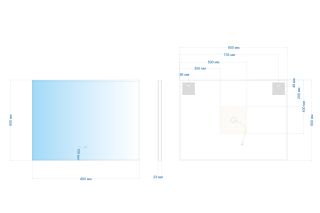 Зеркало с подсветкой ABBER See AG6103SL-0.8 80см