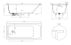Ванна из искусственного камня Salini Orlanda Kit S-Sense 102115MRH 160x70см RAL снаружи