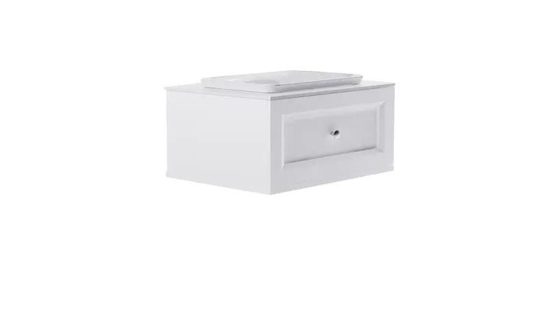 Тумба с раковиной Astra-Form Классик 4631177714092 80 см белый матовый