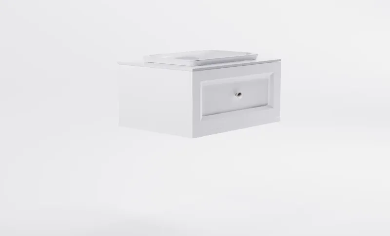 Тумба с раковиной Astra-Form Классик 4631177714030 70 см белый матовый