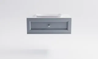 Тумба с раковиной Astra-Form Классик 4631177714177 100 см голубой матовый