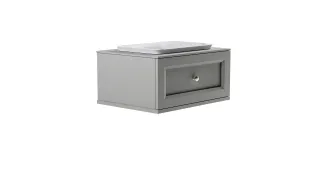 Тумба с раковиной Astra-Form Классик 4631177715440 70 см серый матовый