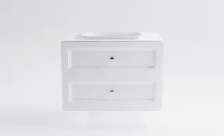 Тумба с раковиной Astra-Form Классик 4631177715839 90 см белый матовый