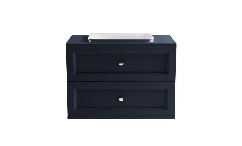 Тумба с раковиной Astra-Form Классик 4631177715822 90 см серый матовый