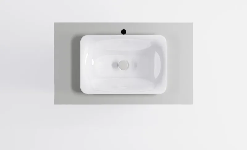 Тумба с раковиной Astra-Form Классик 4631177715563 90 см серый матовый