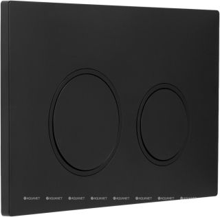 Клавиша смыва Aquanet AQ-PRO-02MB 346767 чёрный матовый