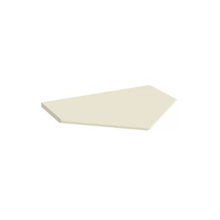 Столешница без выреза для тумбы-модуля Kerama Marazzi Caravan KMCATp50MBt0 50 см сливочный матовый