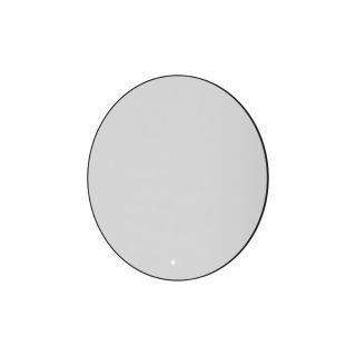 Зеркало с подсветкой Armadi Art 545-80-B 80 см сенсорный выключатель антизапотевание чёрный