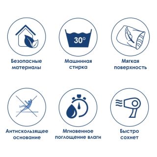 Wasserkraft Lippe BM-6509 Коврик для ванной комнаты