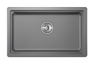 Мойка кухонная Granula Kitchen Space 7303U, АЛЮМИНИУМ