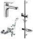 Комплект смесителей для ванны Lemark Point LM0380C